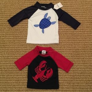 Gymboree Beach Swim Shirts 3-6 Months NWT